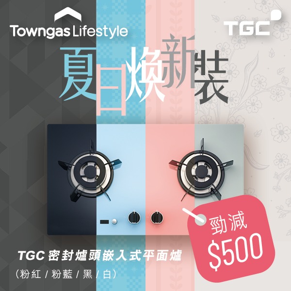 彩色煮食爐, 嵌入式煮食爐, TGC, 煤氣公司
